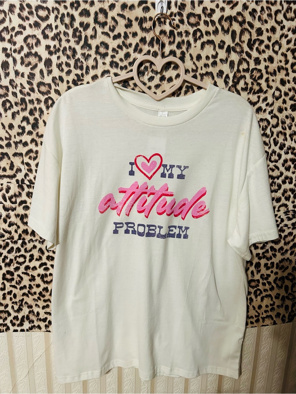 I Love My Attitude Graphic Top (As Is)